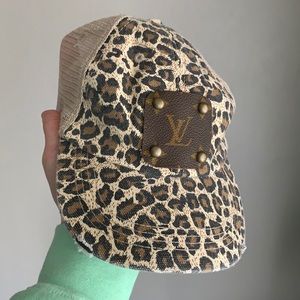 Upcycled baseball hat